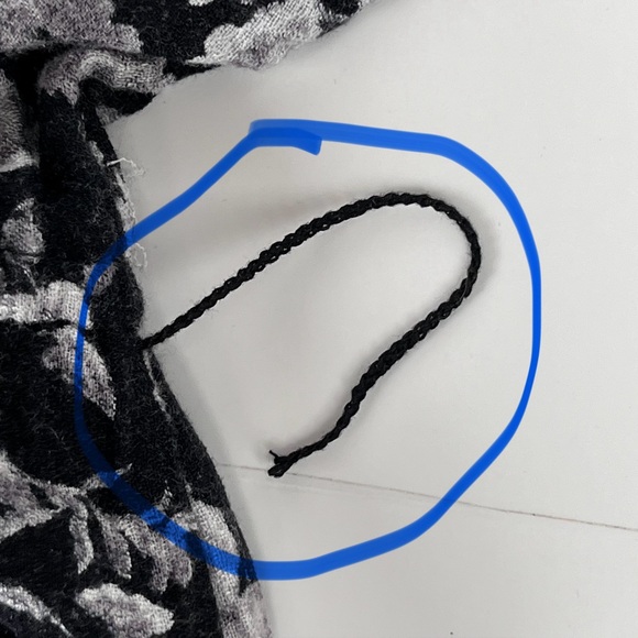 Lucky Brand Dress XL Black Floral Print Maxi Viscose Partial Lining Surplice - Picture 12 of 16